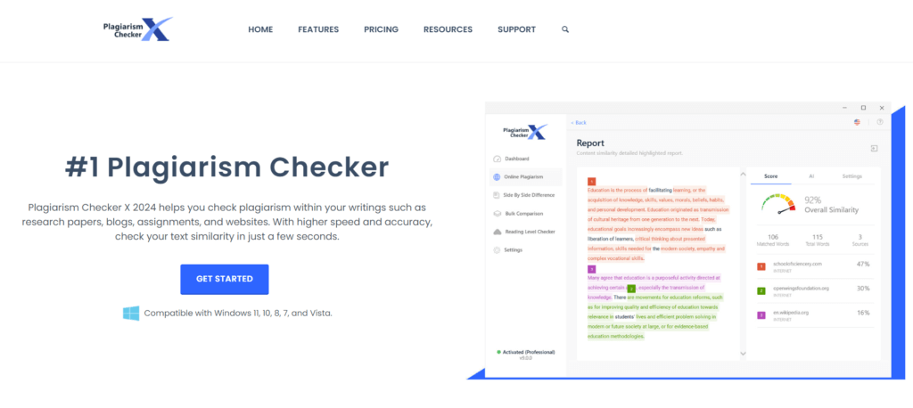 Сервис Plagiarism Checker X
